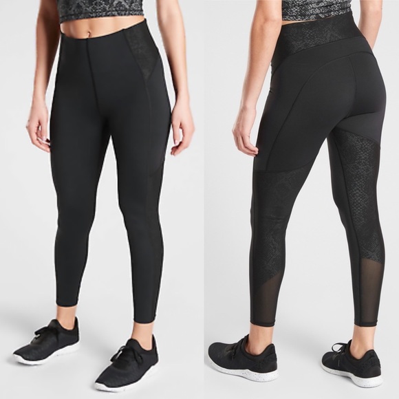 Athleta Pants - Athleta Stay Fly Reflective 7/8 Tights